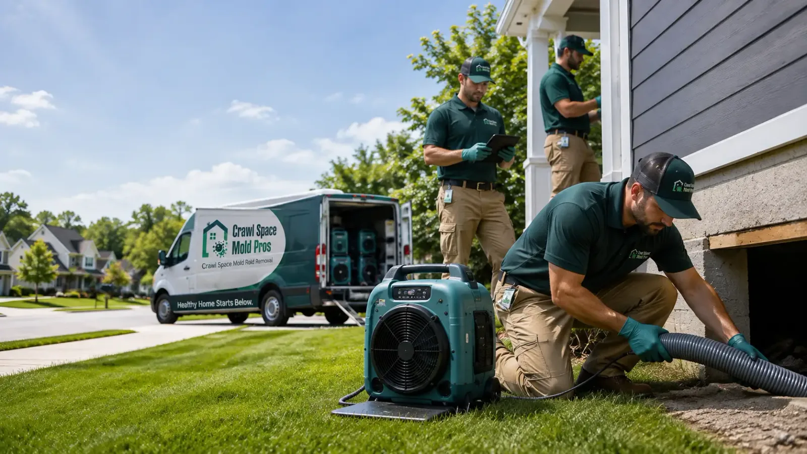 Crawl Space Mold Removal in Vandalia, MT